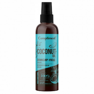 Compliment RichHairCare Масло-бустер для кончиков волос Интенсивное укрепление и питание Coconut Oil 27 мл — Makeup market