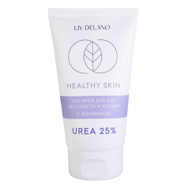 Liv Delano Healthy Skin SOS-Крем для ног от сухости и трещин с мочевиной 25% 150 г — Makeup market