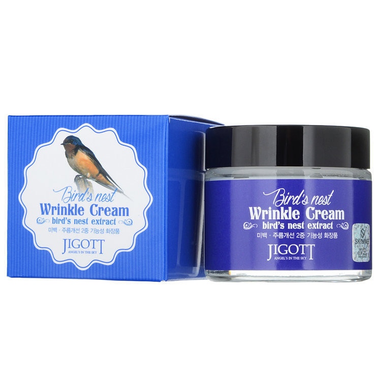 Jigott Антивозрастной крем с экстрактом ласточкиного гнезда Bird’s Nest Wrinkle Cream 70 мл фото 1 — Makeup market