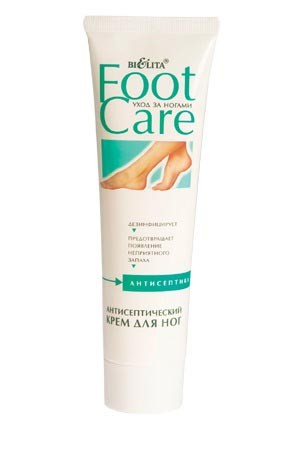 Белита Foot Care Крем для ног антисептический 100мл — Makeup market