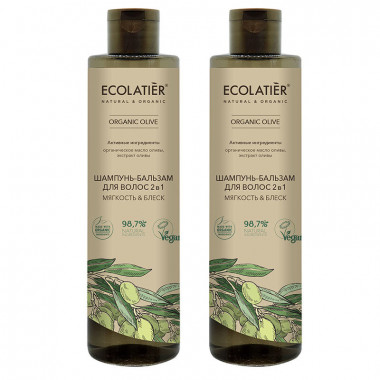 Ecolab Ecolatier Organic Farm GREEN &quot;ARGANA Oil&quot; Шампунь-бальзам 2 в 1 для волос 350 мл — Makeup market