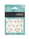 RuNail Наклейки для дизайна ногтей 3D цветы фото 19 — Makeup market