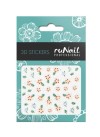 RuNail Наклейки для дизайна ногтей 3D цветы фото 25 — Makeup market