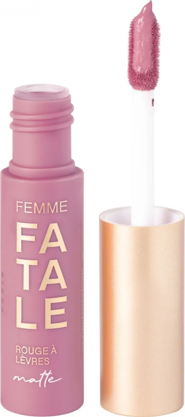 Vivienne Sabo Помада для губ жидкая устойчивая матовая Femme Fatale 06 серо-розовый — Makeup market