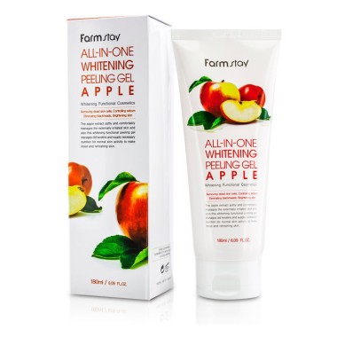 FarmStay Пилинг гель с экстрактом яблока 180 мл — Makeup market