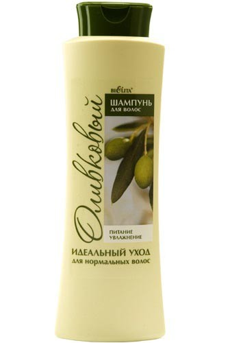Белита Шампунь для нормальных волос Питание и улажнение Оливковый 500мл — Makeup market