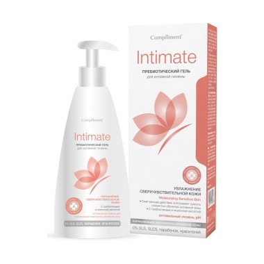Compliment Intimate Гель для интимной гигиены с пребиотиками 250 мл — Makeup market