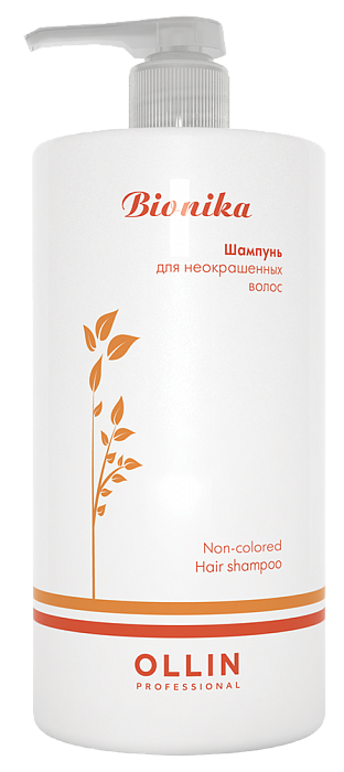 Ollin BioNika Шампунь для неокрашенных волос 750мл — Makeup market