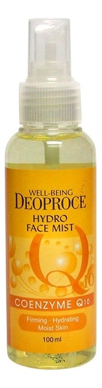 Deoproce Q10 Мист для лица увлажняющий Well-Being Hydro Face Mist  Coenzyme Q10 100 ml — Makeup market