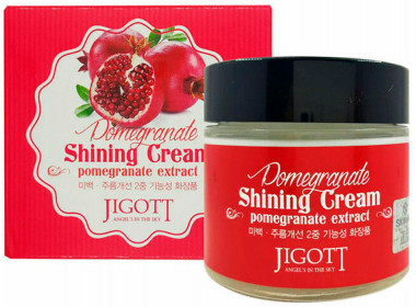 Jigott Крем для сияния кожи с экстрактом граната Pomegranate Shining cream 70 мл — Makeup market