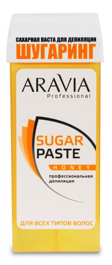 Aravia Сахарная паста для депиляции Медовая очень мягкой консистенции Картридж 170 мл — Makeup market