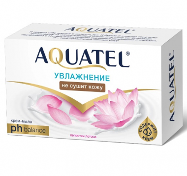Весна Aquatel Крем-мыло 90 гр Лепестки Лотоса  — Makeup market