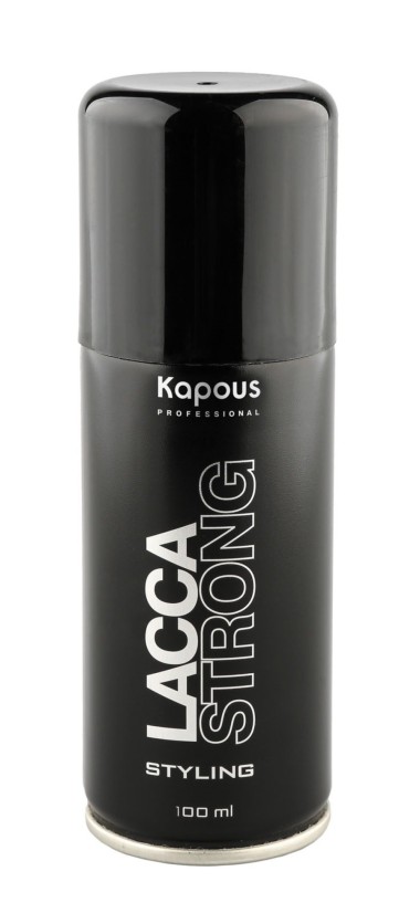Kapous Лак аэрозоль для волос (без фреона) сильной фиксации Styling 100 мл — Makeup market