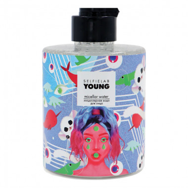 SelfieLab Young Мицеллярная вода с морской солью ниацинамидом и экстрактом киви флакон 300 мл — Makeup market