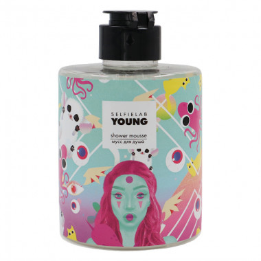 SelfieLab Young Мусс для душа с экстрактами персика и малины 300 мл — Makeup market
