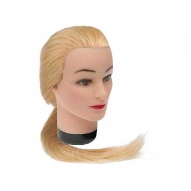 Dewal Голова учебная блондинка, натуральные волосы 45-50 см — Makeup market