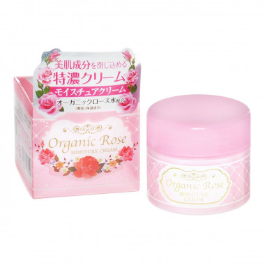 Meishoku Organic Rose Увлажняющий крем с экстрактом дамасской розы 50 g — Makeup market