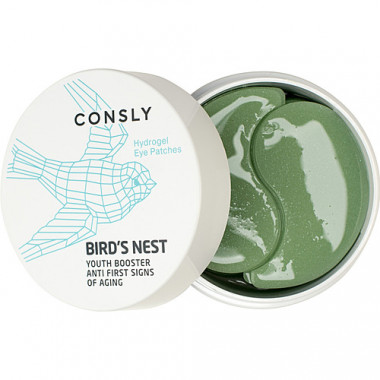 Consly Патчи для глаз с экстрактом ласточкиного гнезда Bird's nest aqua eye patch 60 шт — Makeup market