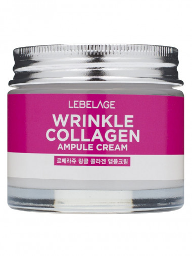 Lebelage Крем ампульный с коллагеном против морщин Ampule cream wrinkle collagen 70 мл — Makeup market