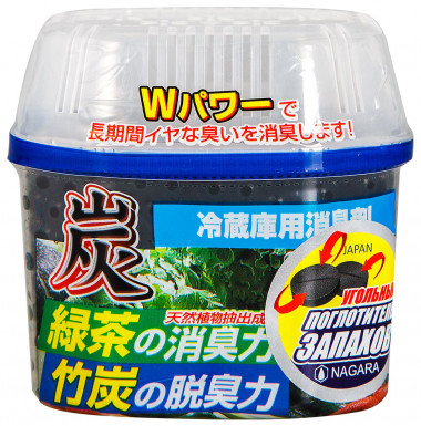 Japonica Nagara уголь древесный для устранения запаха в холодильнике 160 г — Makeup market
