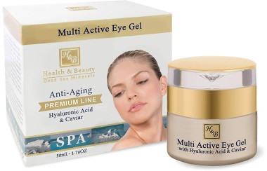 Health&amp;Beauty Гель для глаз мультиактивный с Гиалуроновой кислотой экстрактом Черной икры 50 мл — Makeup market
