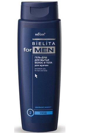 Белита MEN Гель-душ для мытья волос и тела 400мл — Makeup market