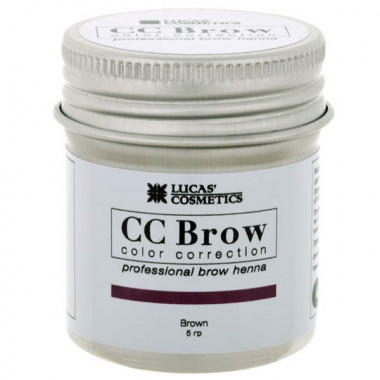 CC Brow Хна для бровей CC Brow в баночке (коричневый), 5 г — Makeup market