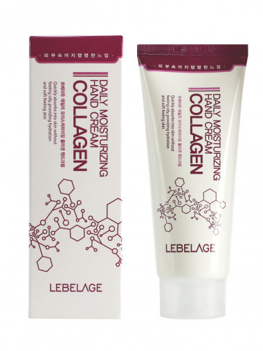 Lebelage Крем для рук увлажняющий с коллагеном Daily moisturizing collagen hand cream 100 мл — Makeup market