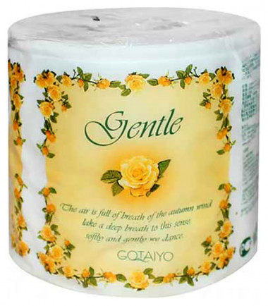 Gentle Трехслойная туалетная бумага  с ароматом Европы в индивидуальной упаковке 10 рулонов 30 м — Makeup market