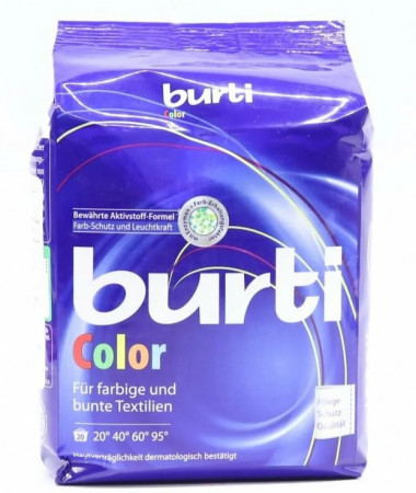 Burti Стиральный порошок для цветного и тонкого белья Burti Color 1.5 кг 20 стирок — Makeup market