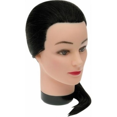 Dewal Голова учебная брюнетка, натуральные волосы 45-50 см — Makeup market