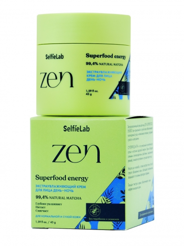 SelfieLab Zen Крем для лица Экстраувляжняющий День-Ночь банка 45 г — Makeup market