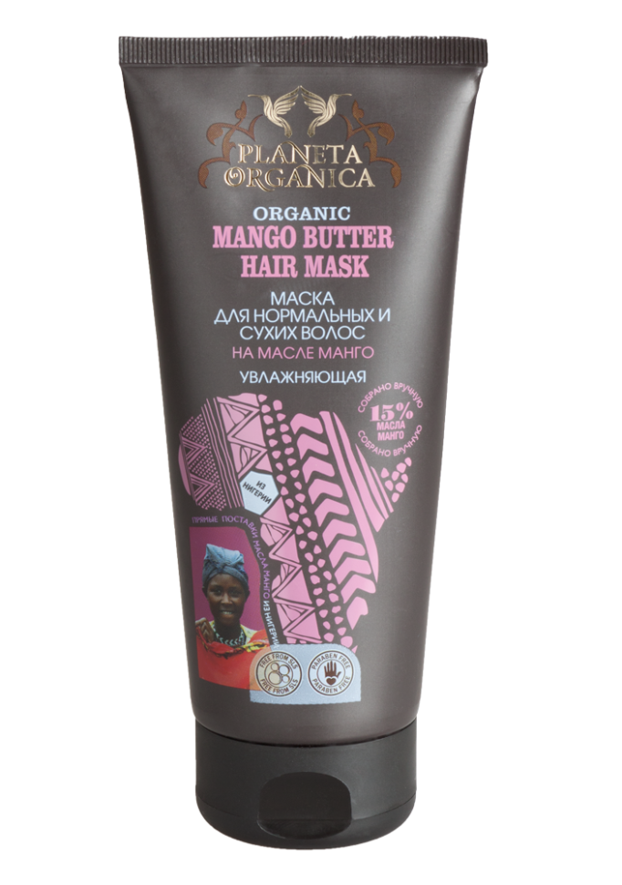 Planeta Organica Маска для нормальных и сухих волос Увлажняющая Манго фото 1 — Makeup market