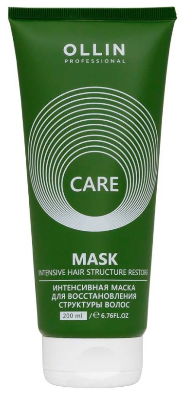 Ollin CARE Интенсивная маска для восстановления волос 200мл — Makeup market