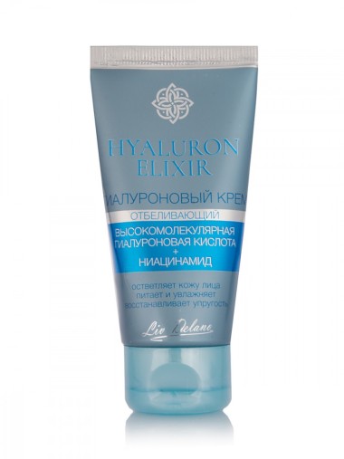 Liv Delano Hyaluron Elixir Гиалуроновый крем для лица отбеливающий 50 г — Makeup market