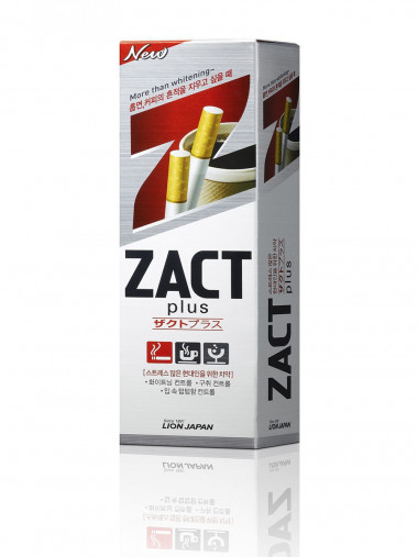 Lion зубная паста Zact Lion Whitening для курящих отбеливание и свежесть 150 гр — Makeup market