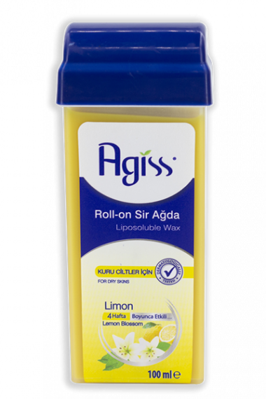 Agiss Роликовый воск для депиляции Roll-On для сухой кожи с экстрактом Лимона 100 мл — Makeup market