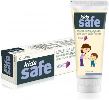 Lion Kids Safe Зубная паста детская Виноград 90 гр — Makeup market