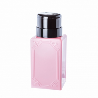 TNL Дозатор пластиковый прямоугольный 200 мл розовый — Makeup market