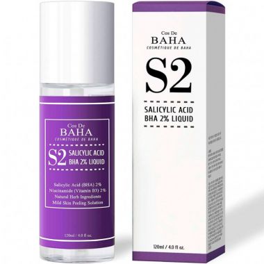 Cos De BAHA Тоник для лечения акне и сужения пор Salicylic acid 2% liquid S2 120 мл — Makeup market