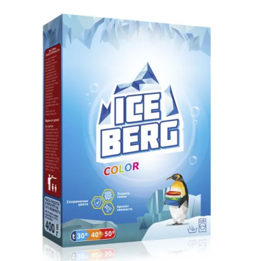 Barhim Iceberg Порошок стиральный Iceberg Color 400 г — Makeup market