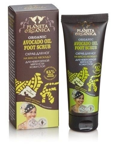 Planeta Organica Скраб для ног для невероятной мягкости Авокадо 75мл фото 1 — Makeup market