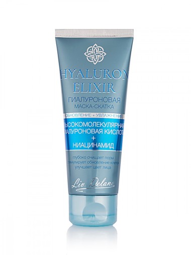 Liv Delano Hyaluron Elixir Гиалуроновая маска-скатка для лица 75 г — Makeup market