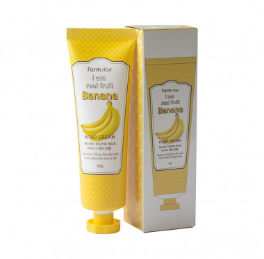 FarmStay Крем для рук с экстрактом банана I am Real Fruit Banana Hand Cream 90 мл — Makeup market