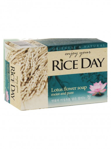 Lion мыло туалетное Rice Day 100 гр лотос — Makeup market