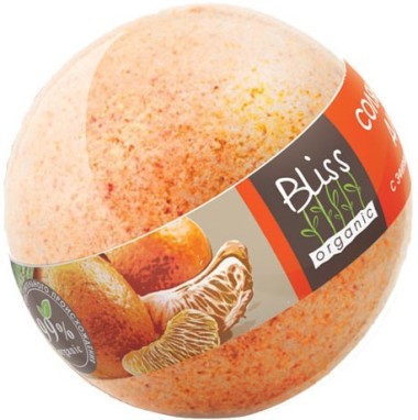 Bliss Organic Бурлящий шар для ванн Мандарин 130 г — Makeup market