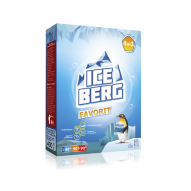 Barhim Iceberg Порошок стиральный Iceberg Favorit 400 г — Makeup market