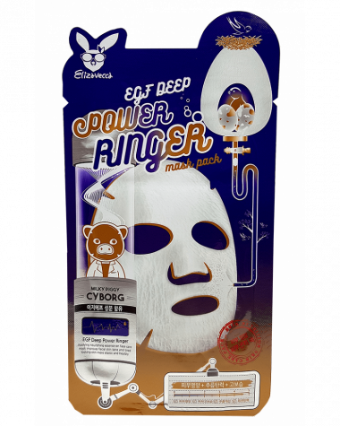 Elizavecca Тканевая маска для лица EGF Deep Power Ring Mask Pack 23 мл — Makeup market