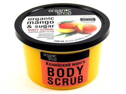 Organic shop Скраб для тела Кенийский манго 250мл фото 1 — Makeup market