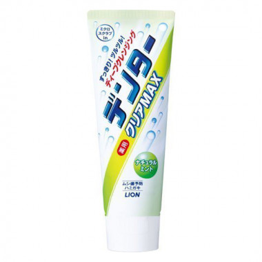 Lion Dental Clear Max зубная паста с микропудрой натуральная фрукты 140 гр туба — Makeup market